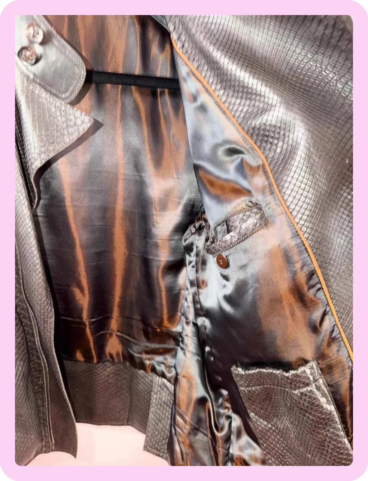 Casaco de couro modelo raro original Giorgio Armani tamanho xl – photo 5
